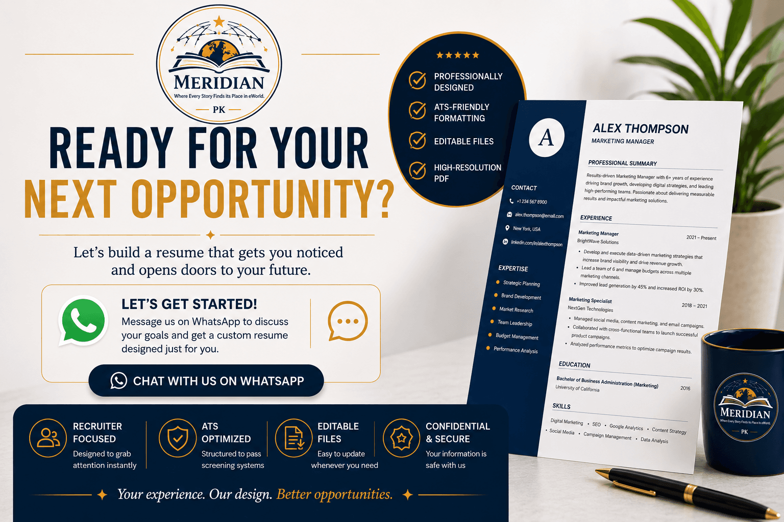 Professional Resume & CV Design Service